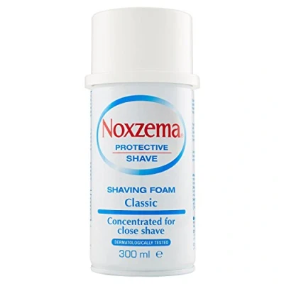 Abbildung von 3x Noxzema Shaving foam Cream seife Rasierschaum weiß Classic Menthol 300ml