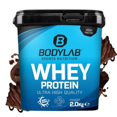 Abbildung von Bodylab24 Whey Protein Pulver, Schoko Brownie, 2kg
