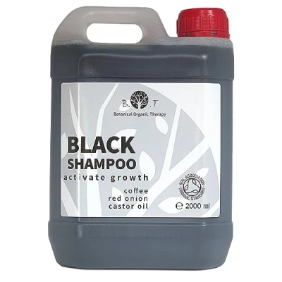 Abbildung von Zwiebel Koffein Rizinus Shampoo für fettiges Haar Kopfhautstimulator Stärkungsmittel Anti Haarausfall und Schuppen OHNE Parabene Sulfate 2000 ml