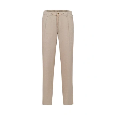 Abbildung von bugatti MIT Bundfalte Stoffhose, Herren, Größe: 34x30, Beige