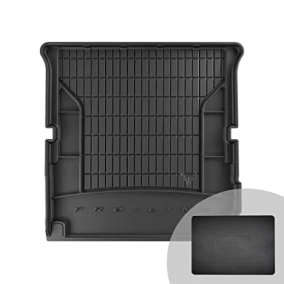 Abbildung von FROGUM ProLine 3D Gummimatte Exklusive Auto Kofferraummatte Kofferraumwanne für BMW X7 G07 ab 2018 Bequemer Organiser Die höchsten Kanten