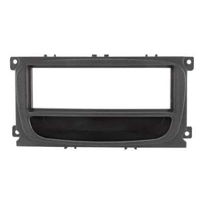 Abbildung von tomzz Audio 2415 046 Radioblende kompatibel mit Ford Focus 2 Mondeo S Max C Galaxy Kuga schwarz Ablagefach
