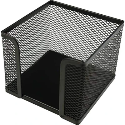 Abbildung von helit H2518495 Zettelbox „the cube network“, schwarz