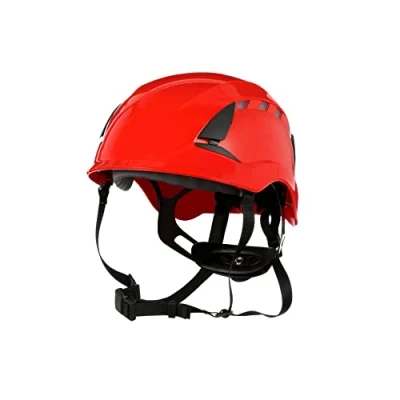 Abbildung von 3M SecureFit X5005VE CE Schutzhelm belüftet, mit UV Sensor Rot EN 397, 12492, 50365 (X5005VE CE)