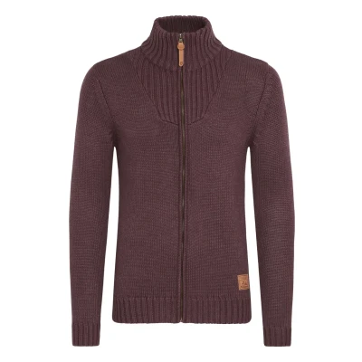 Abbildung von Solid Sdpoul Strickjacke Wine red, Herren, Größe: Small, red