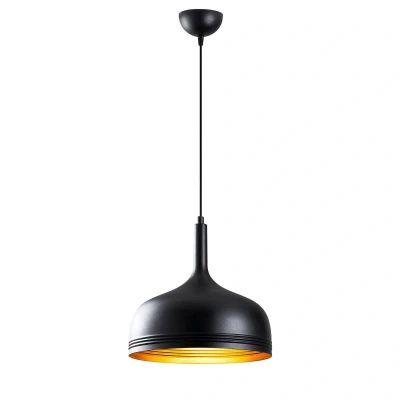 Abbildung von Hängeleuchte Flary D30cm Metall Schwarz Menzzo