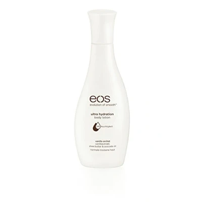 Abbildung von eos Body Lotion Vanilla Orchid, Hautpflege für normale &amp; trockene Haut, feuchtigkeitsspendende Bodylotion mit Avocado Öl, ohne Parabene, 1 x 200 ml