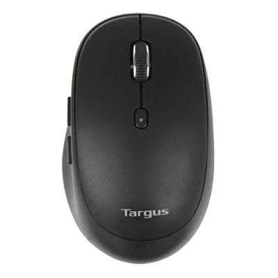 Abbildung von Targus Mittelgroße Multi Geräte Maus, antimikrobielle Oberfläche, Wireless, kabellos, 2,4 GHz oder Bluetooth, schwarz