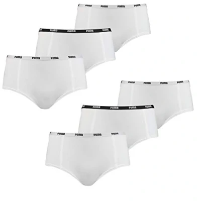 Abbildung von Puma MINI Short 3 PACK Panties, Damen, Größe: Small, White