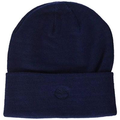 Abbildung von Timberland Herren Mütze mit Bündchen und gesticktem Logo Winter Hut, Peacoat, Einheitsgröße