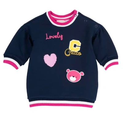 Abbildung von Chicco, Vestito a maniche lunghe, Baby Mädchen, Blau, 12M, Entworfen in Italien