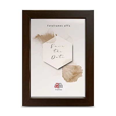 Abbildung von aFFa frames Hekla, bilderrahmen MDF, the frame, Fotorahmen mit Acrylglas, Schwarz, A4, 21x29,7cm
