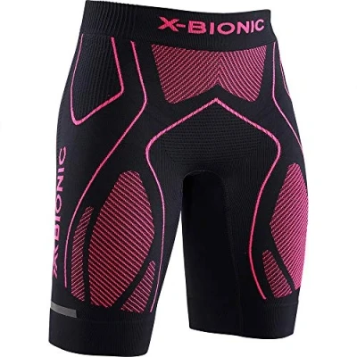 Abbildung von X Bionic Damen The Trick 4.0 Running Shorts, Opal Black/Neon flamigo, L