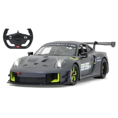 Abbildung von Jamara RC Auto Deluxe Cars, Porsche 911 GT2 RS Clubsport 25 1:14, grau 2,4 GHz, mit LED Lichtern
