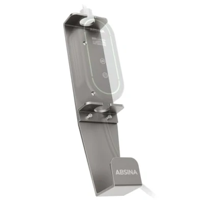 Abbildung von ABSINA Aluminium Typ 2 Wandhalterung für Schuko+ CEE Ladekabel Elektroauto Ladegerät (1 tlg)