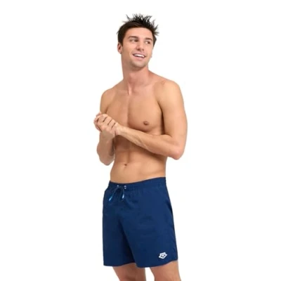Abbildung von Arena Herren Men&#039;s Icons Solid Boxer Swim Trunks, Navy, S EU