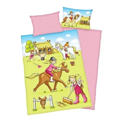 Abbildung von Baby Best Babybettwäsche &quot;Ponyhof&quot;, mit kindlichem Motiv