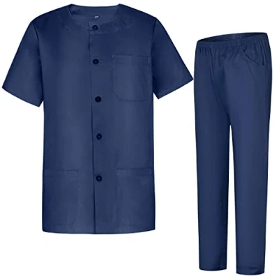 Abbildung von MISEMIYA Unisex MZ 833 8312 Sanitär Uniform, Marineblau, M