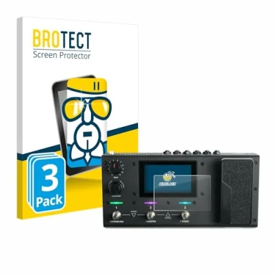 Abbildung von BROTECT Schutzglas für Headrush MX5 (3 Stück) Schutzfolie Panzer Folie Glas [Extrem Kratzfest 9H, Anti Fingerprint, Ultra Transparent]