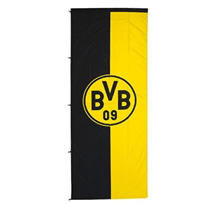 Abbildung von BVB Fahne Hissfahne im Hochformat (150x400 cm) (Packung, 1 St., Fahne)