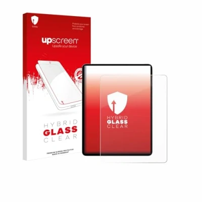 Abbildung von upscreen Schutzglas für Apple iPad Pro 12.9&quot; 2022 (6. Gen.) Schutzfolie, Glas Folie [Klar, 9H Panzerschutz, Anti Fingerprint]
