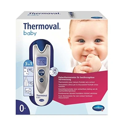 Abbildung von Hartmann Thermoval® Baby Infrarot thermometer Fieber thermometer, kontaktlos, 3 Sek.