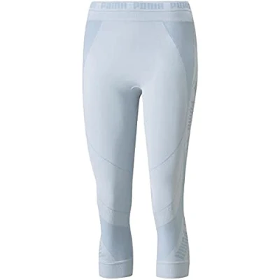 Abbildung von PUMA Damen Evoknit 7/8 Strumpfhose mit hoher Taille, Porcelain, M