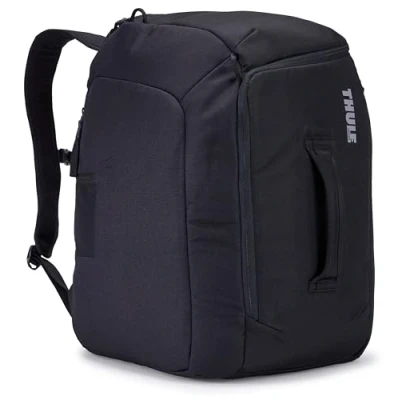 Abbildung von Thule RoundTrip 45L Stiefelrucksack Staufächer zum Organisieren und Schützen von Ausrüstung Stiefeltasche für Ski Snowboardreisen weiche Tasche Brille Helm integrierte