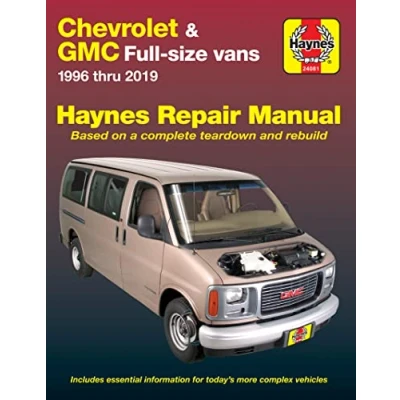 Abbildung von Chevrolet &amp; GMC Full Size Vans 1996 Thru 2019 Haynes Repair Manual: Based on a Complete Teardown and Rebuild: 97 10