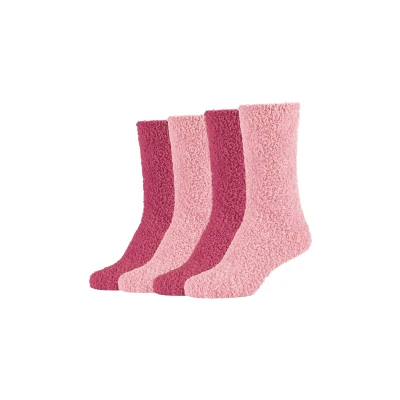 Abbildung von camano Online COSY Socks 4 PACK Socken, Damen, Größe: 39 42, Pink dogwood