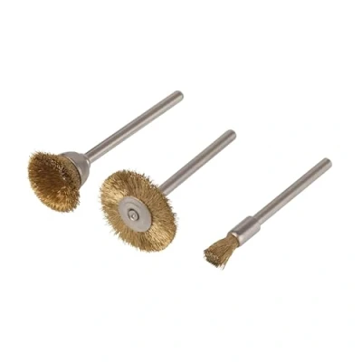 Abbildung von wolfcraft 1 Messingdraht Minibürsten Set 3 tlg. 2740000