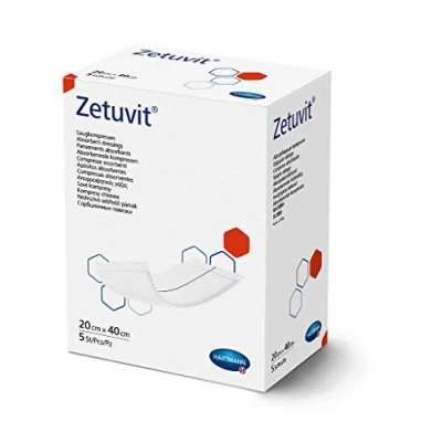 Abbildung von Zetuvit Saugkompressen steril 20x40 cm