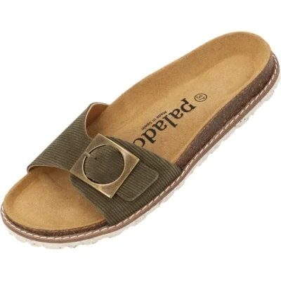 Abbildung von Palado Sardo Pantolette flach, Damen, Größe: 41, Khaki Schuhe