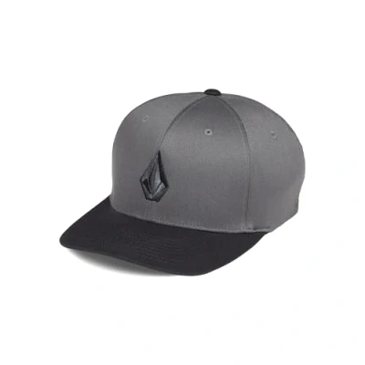 Abbildung von Volcom Herren Full Stone Flexfit Stretch Mütze Baseballkappe, Asphaltschwarz, 58