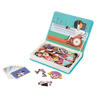Abbildung von JANOD MAGNETIBOOK SPORTS, 3 Jahr(e), Karton, Schwarz, Mehrfarbig