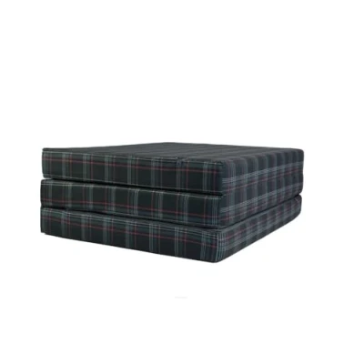 Abbildung von FORTISLINE Klappmatratze 195x80x9cm 3 teilige Faltmatratze H2 Gästematratze Camping Faltbare Kamping Bett Waschbar Bezug Erwachsene Klappbar Reisematratze Schaumstoff Matratze