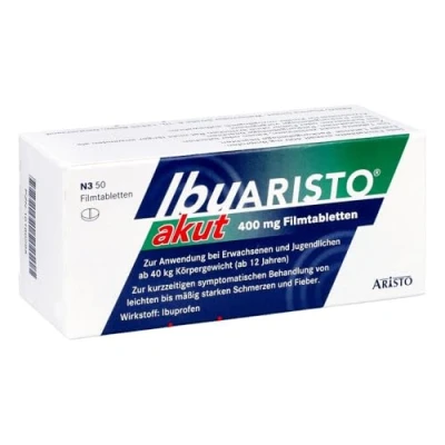 Abbildung von Ibu Aristo akut 400 mg Filmtabletten 50 St