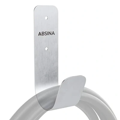 Abbildung von ABSINA Edelstahl Typ 2 Wandhalterung Ladekabel Elektroauto Ladestation Halterung