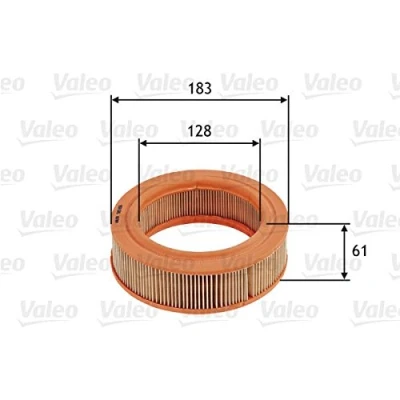 Abbildung von VALEO 585656 Luftfilter 61 183 Filtereinsatz FORD: FIESTA 2, 1, ESCORT 1