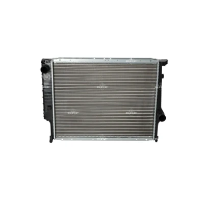 Abbildung von NRF 509558A Kühler, Motorkühlung Aluminium 552 435 34 Kühlrippen mechanisch gefügt BMW: 3 Limousine, 5 Cabrio