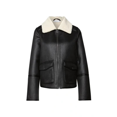 Abbildung von Street One Studio Kunstlederjacke, Damen, Größe: 36, Schwarz