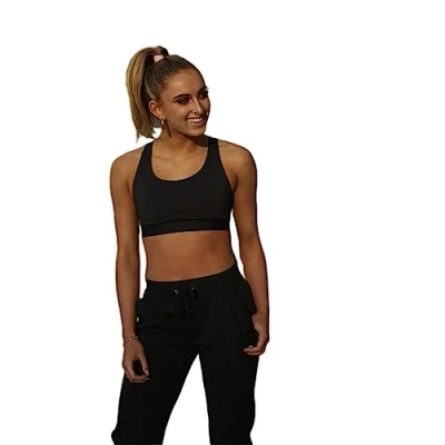 Abbildung von Champion Damen Powerblend Jogger Trainingshose, Schwarz, XXL