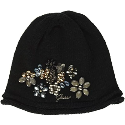 Abbildung von Guess Damen Not Coordinated Baskenmütze, Schwarz (Nero), L