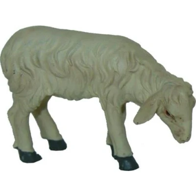 Abbildung von Unbekannt Krippenfiguren Schaf äsend Höhe 4,7cm geeignet für 15 20cm Figuren