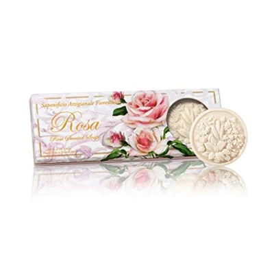 Abbildung von Fiorentino Seife Rose mit Fenster 3 x 125g