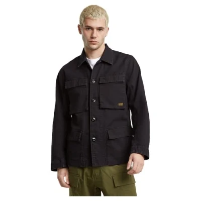 Abbildung von G STAR 4 Pocket Leichte Jacke, Herren, Größe: Large, Dk black gd