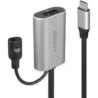 Abbildung von LINDY 43270 5m USB 3.1 C/A Aktivverlängerung schwarz/silber