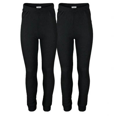 Abbildung von Black Snake 2 PACK Unterhose lang für Kinder, Größe: 134/140, Schwarz