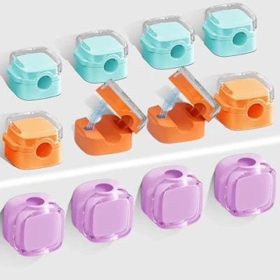 Abbildung von Azyvum Selbstklebender Kabelhalter, 12 Stück Magnetische Kabelclips, Magnetischer Kabelorganizer für Schreibtisch, Wand, Ladekabel, USB