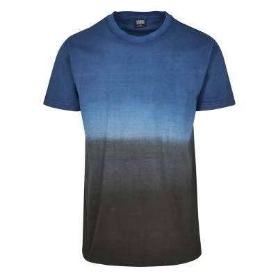 Abbildung von Urban Classics DIP DYED TEE Tshirt print, Herren, Größe: Small, Midnightnavy/black